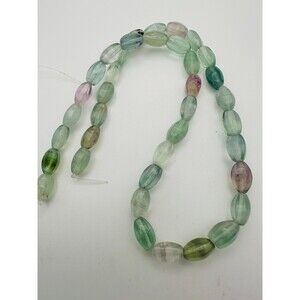 6mm*10mm natural fluorite Beads 15”